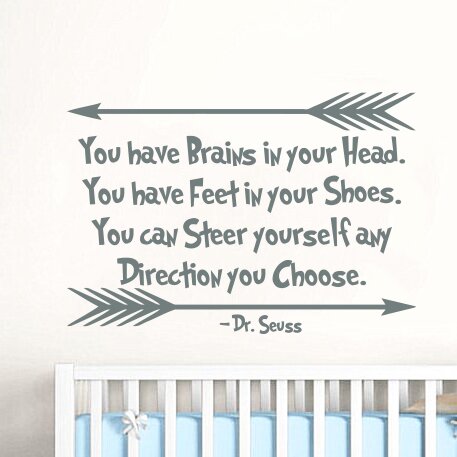 Dr seuss best sale nursery wall decals